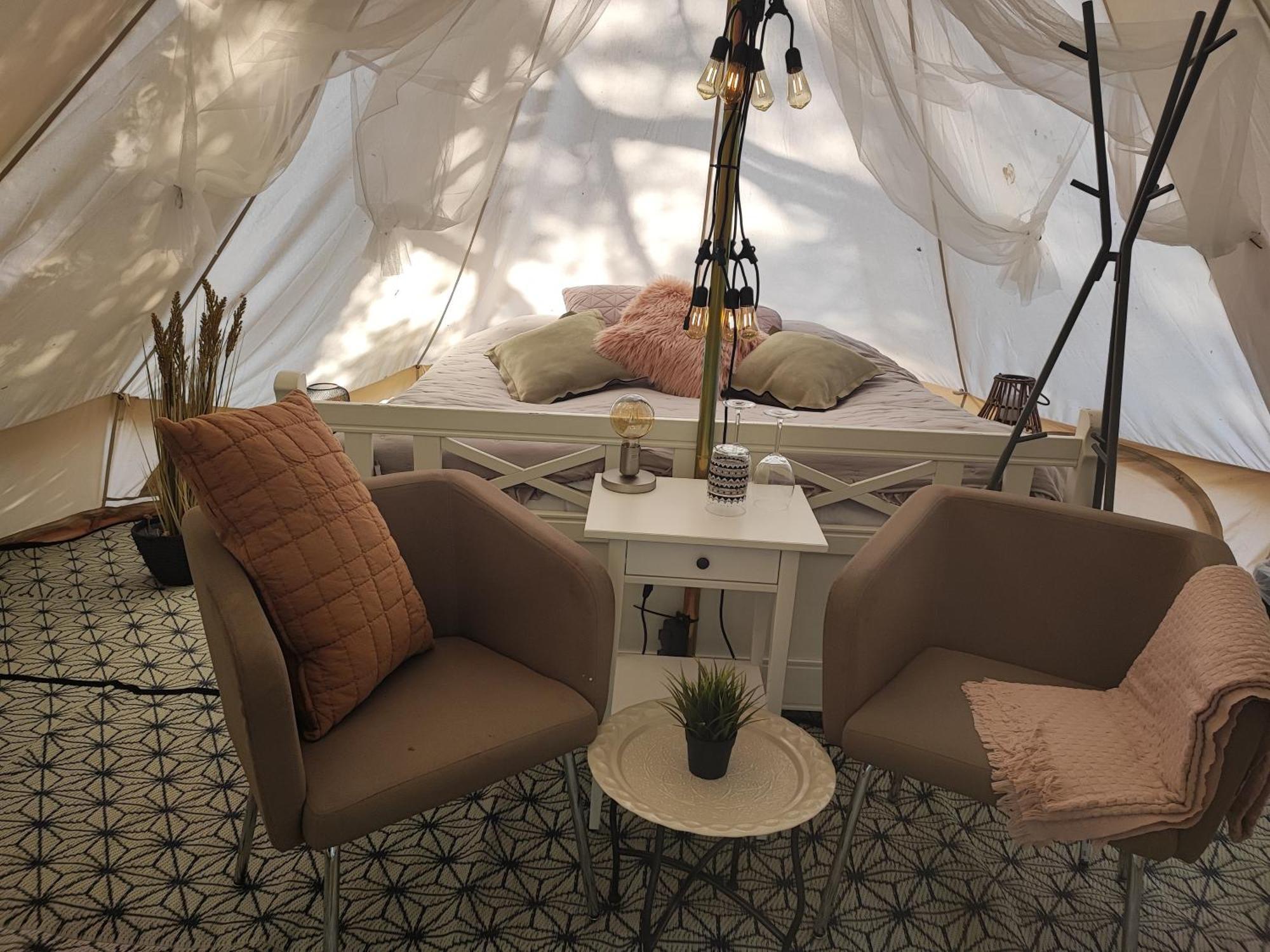 Villa Sjugare Gard Glamping Leksand Exterior foto