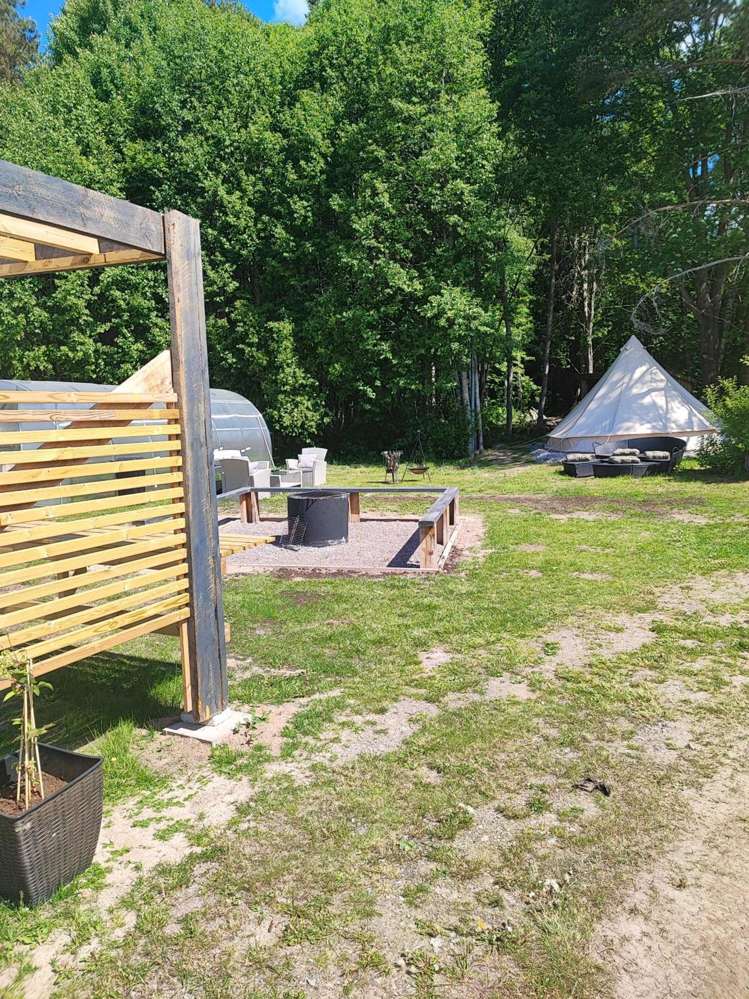 Villa Sjugare Gard Glamping Leksand Exterior foto