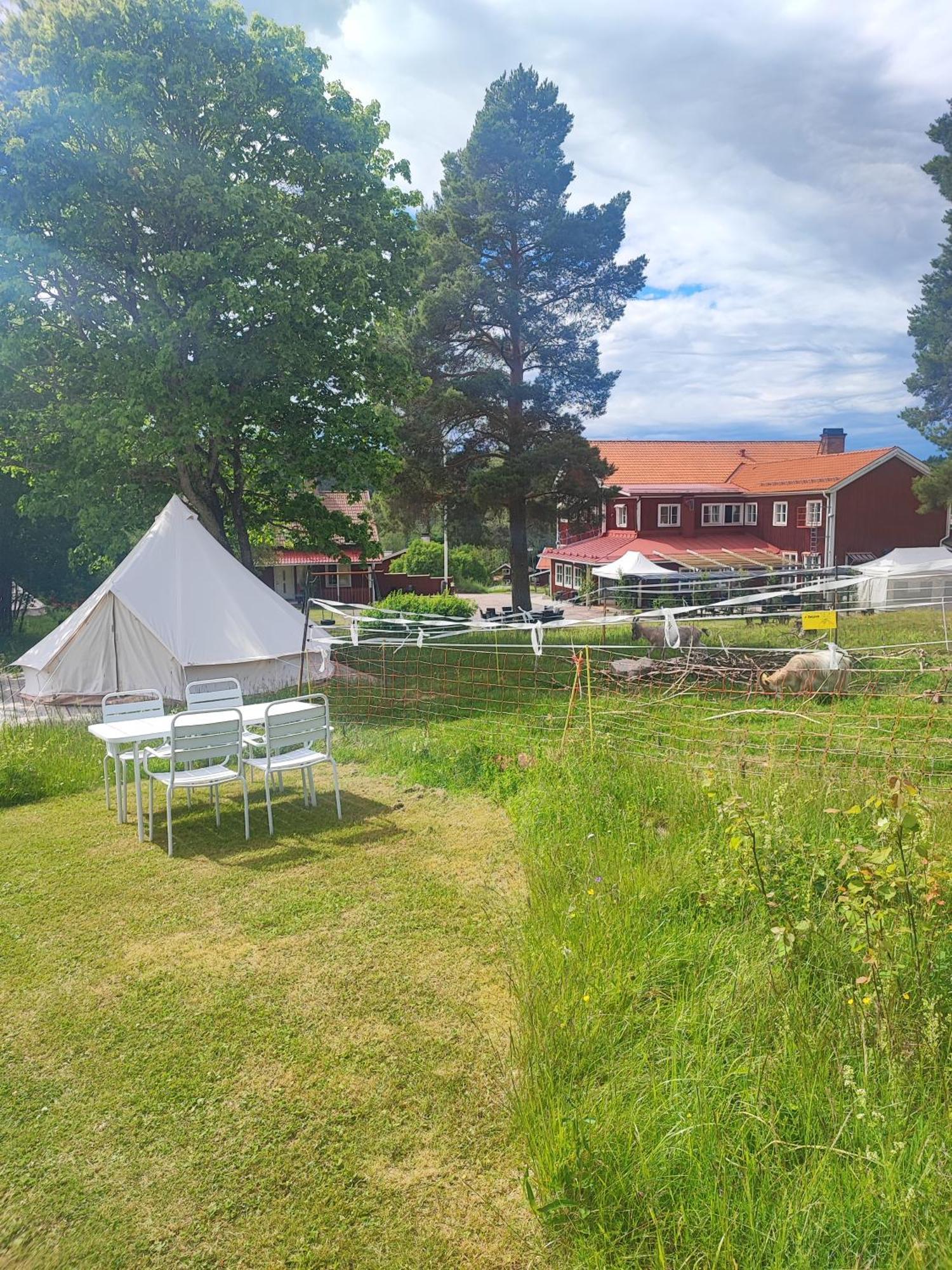Villa Sjugare Gard Glamping Leksand Exterior foto